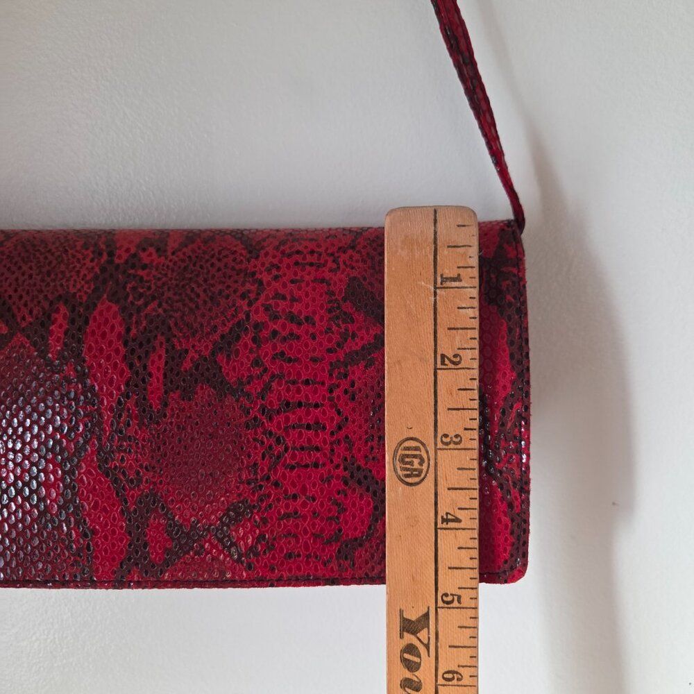 EUC DESIGNER CARLA MANCINI LEATHER HANDBAGS SNAKESKIN - Picture 11 of 14